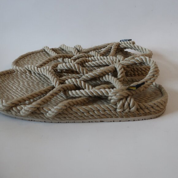 Womens Nomadic State of Mind Beige Strappy Mohave Rope Flat Slingback Sandal 8.5 - Picture 6 of 10